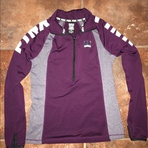 VS Pink 1/4 Zip Sweater
